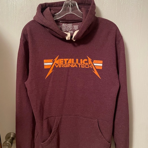 Original Retro Brand Other - Original Retro Brand Metallica Virginia Tech Men’s SZ M Hoodie M72 2025